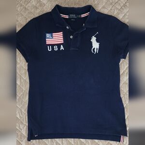 Polo by Ralph Lauren Dark Blue Girl Polo Shirt